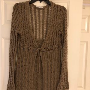 Cabi Crochet Cardigan Sweater